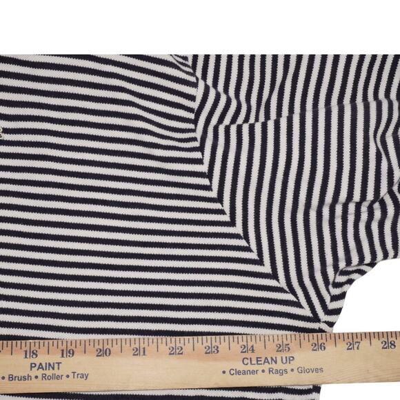 Vintage Lacoste Polo Shirt Size 8 Oversized 2XL Navy White Striped Made i France - Picture 9 of 9